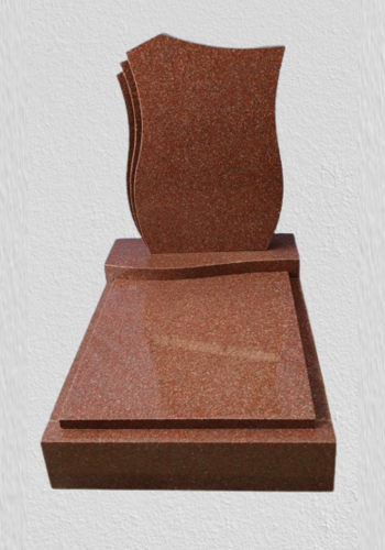 Urnový pomník 70 × 100 cm – Rubby Red 14/01