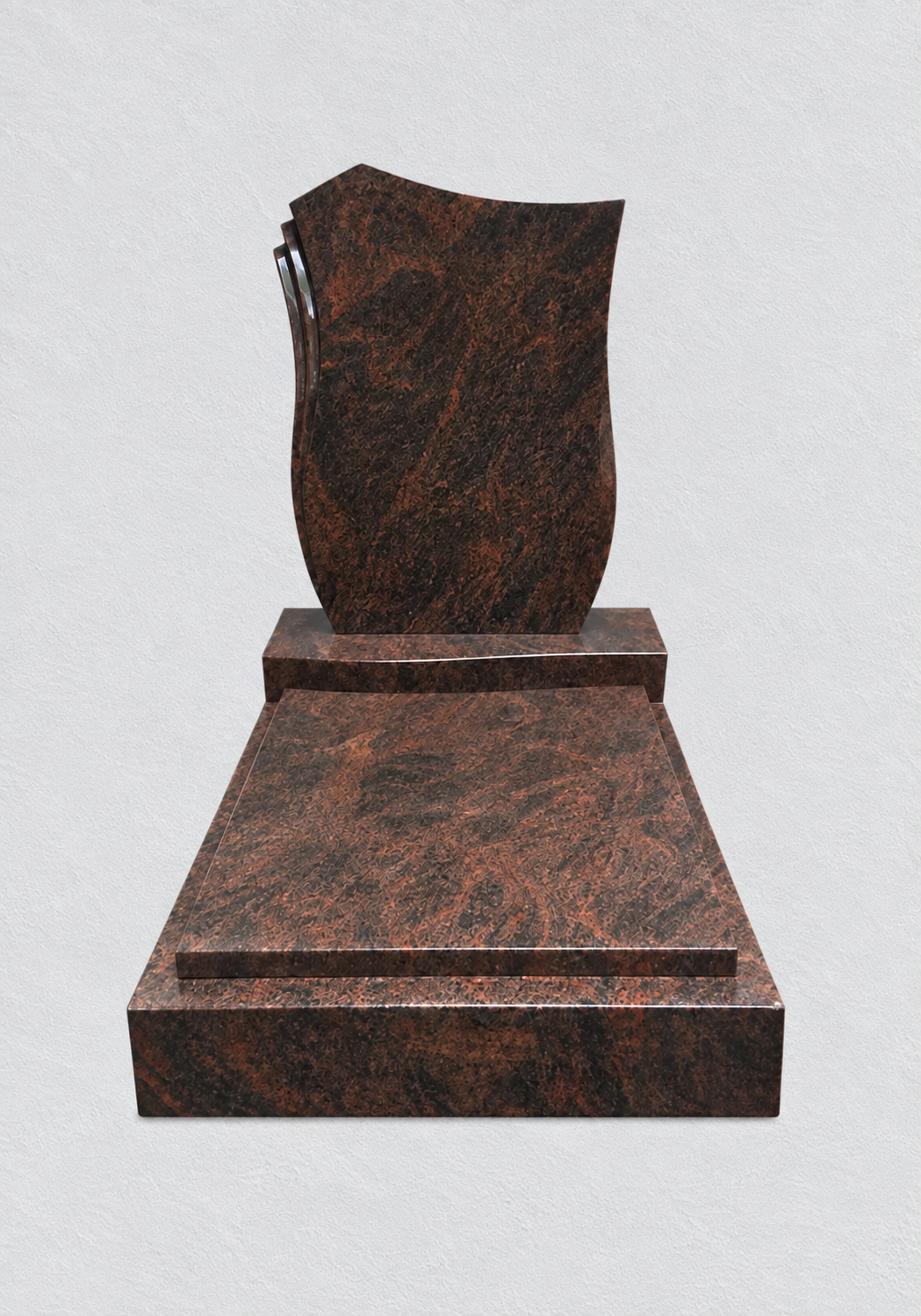 Urnový pomník 70 × 100 cm – Himalaya Red 14/01