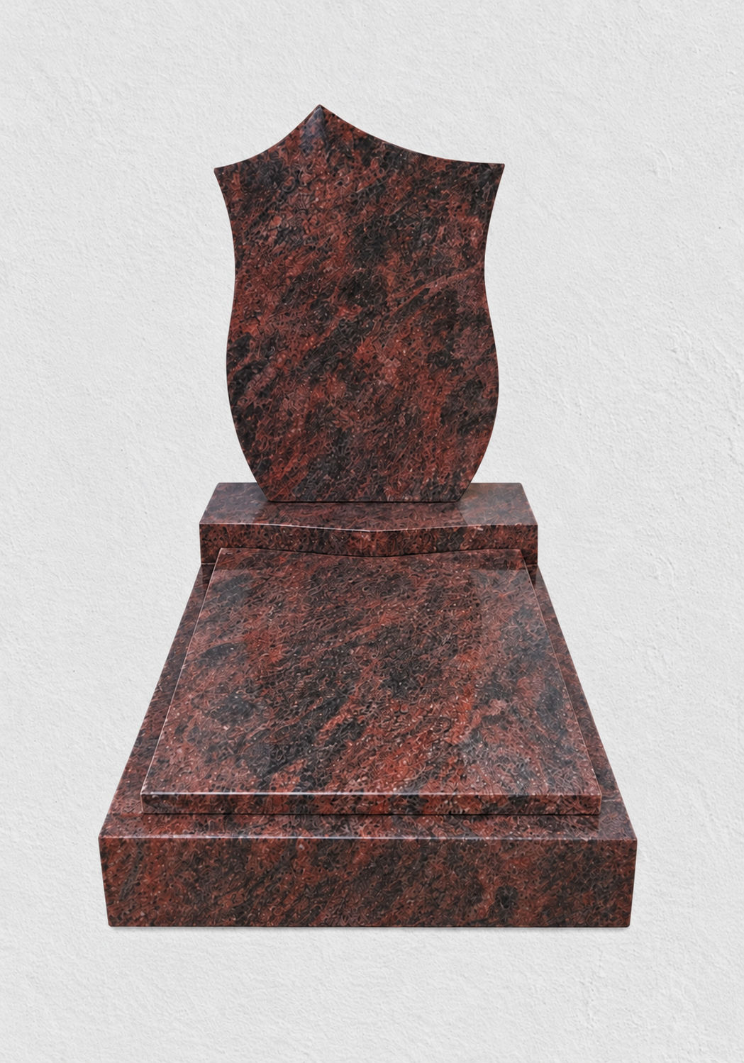Urnový pomník 70 × 100 cm – Himalaya Red 37/05